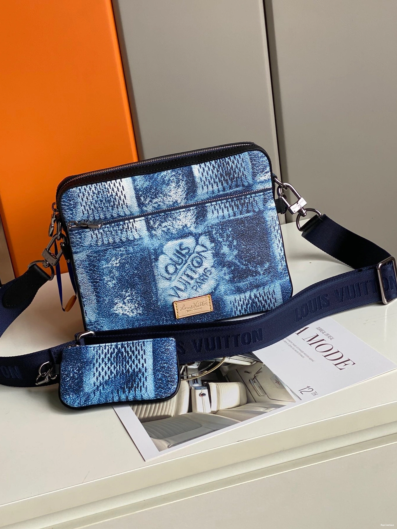 Fake Louis Bags VUITTON MESSENGER LOUIS TRIO 0724